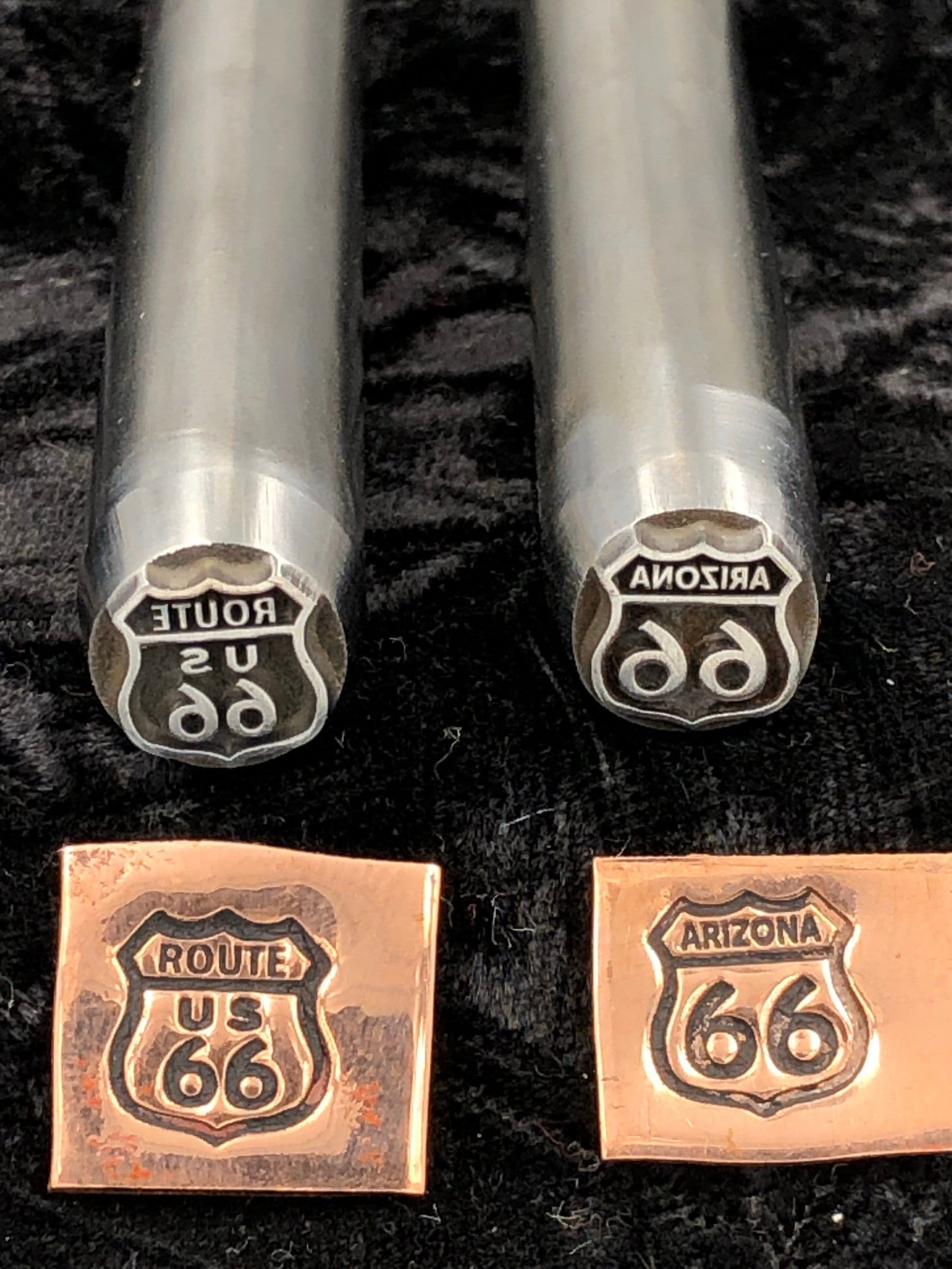 Route 66 Metal Stamps/9