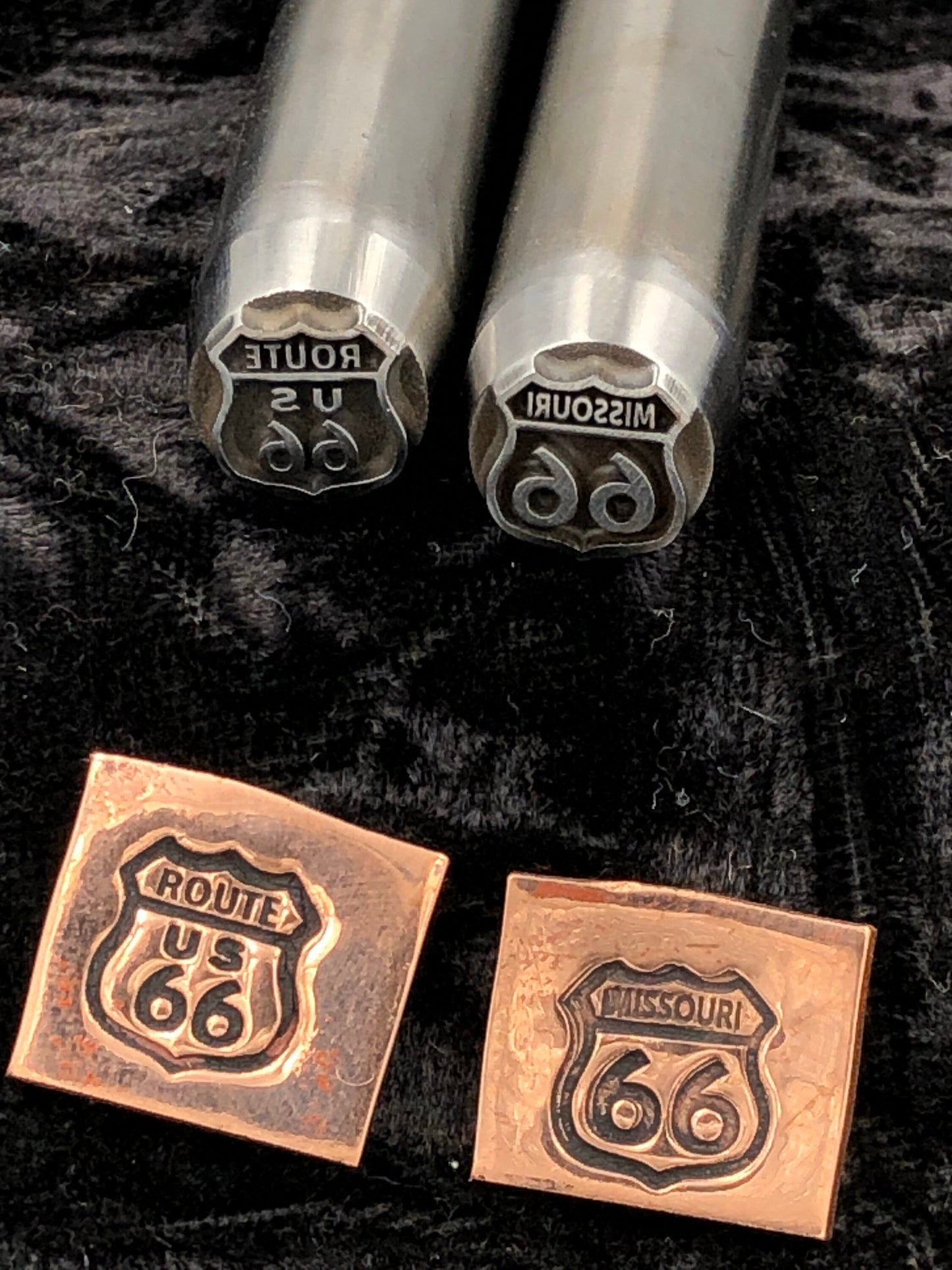 Route 66 Metal Stamps/9