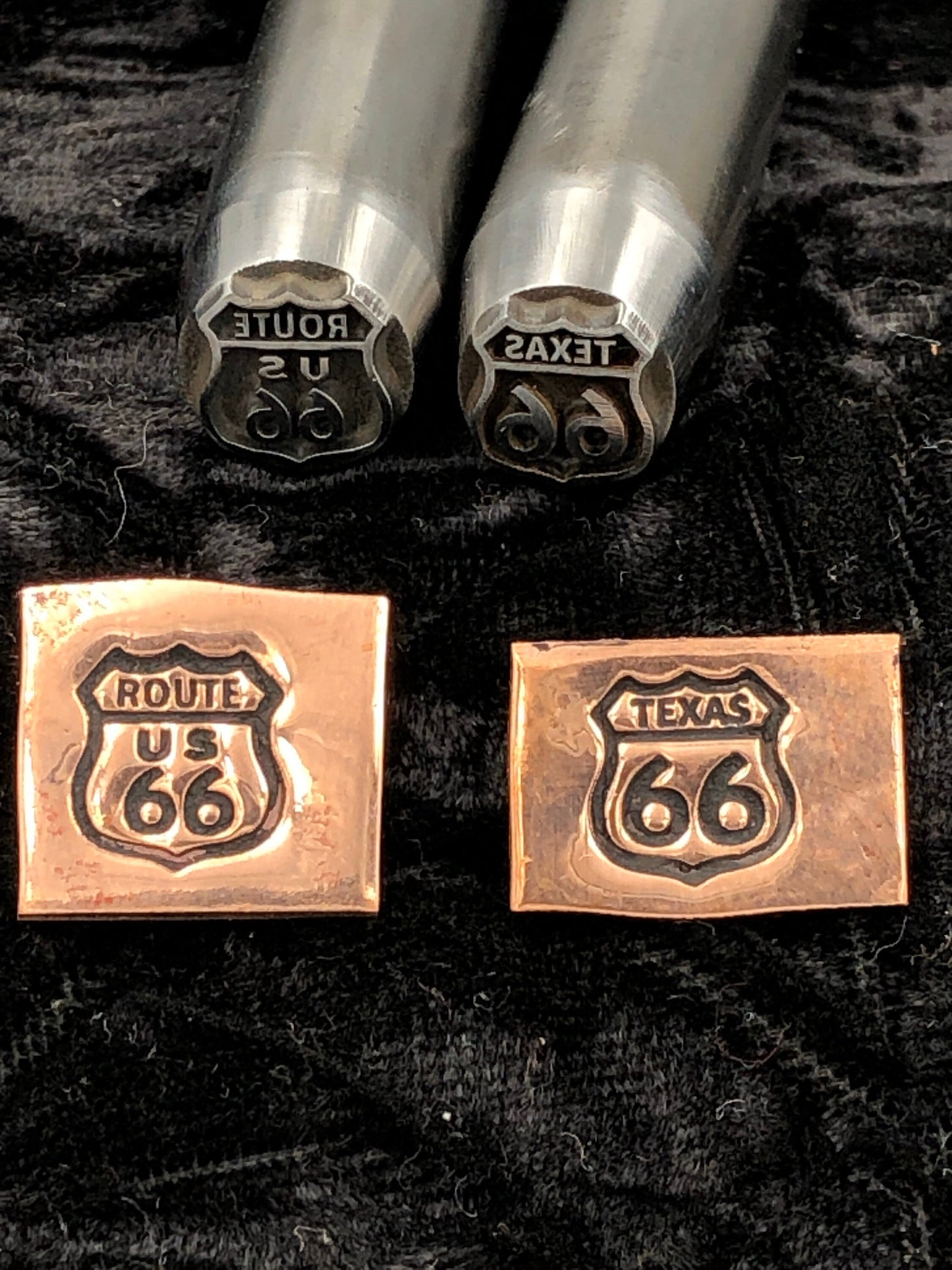 Route 66 Metal Stamps/9