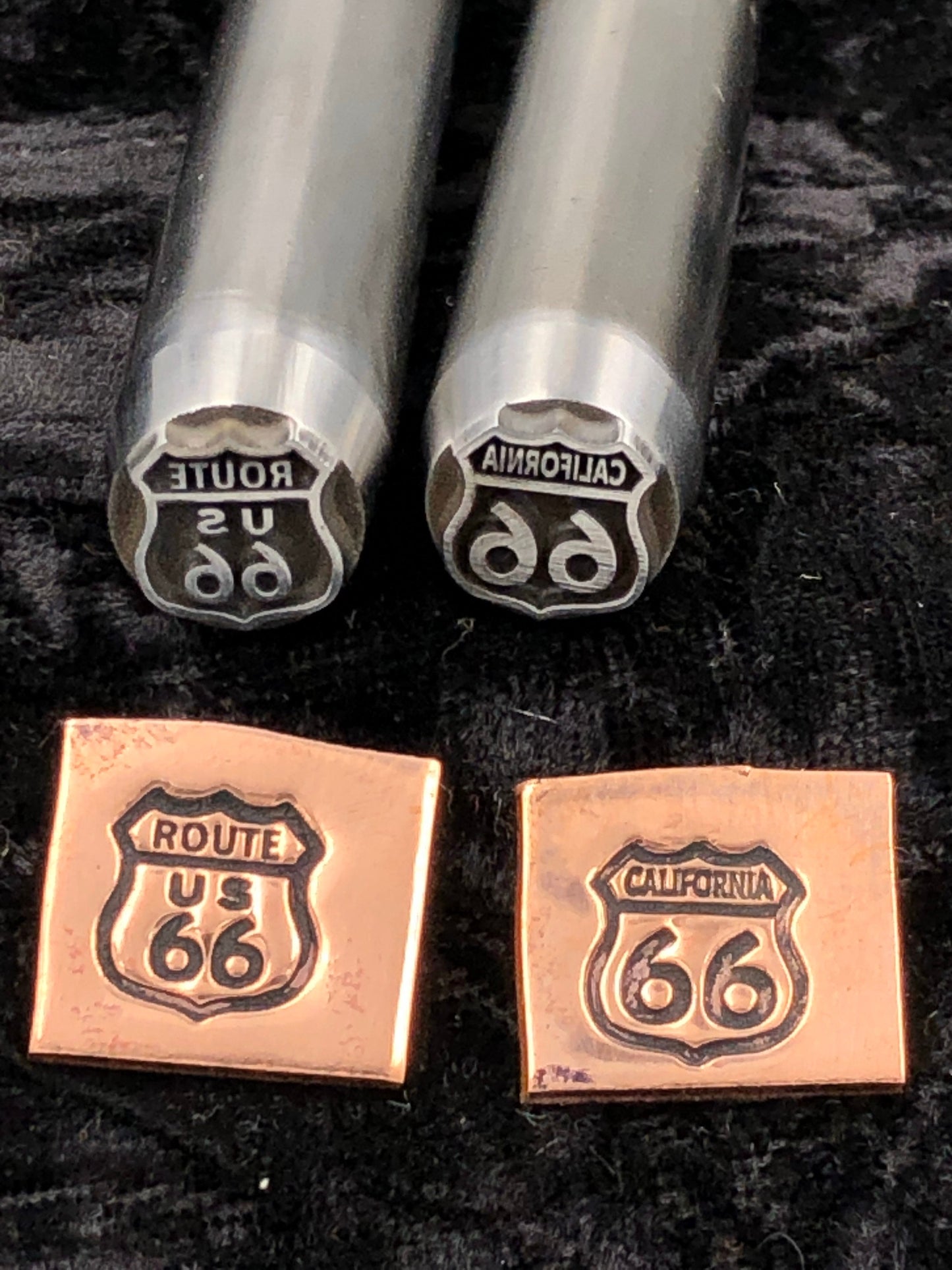 Route 66 Metal Stamps/9