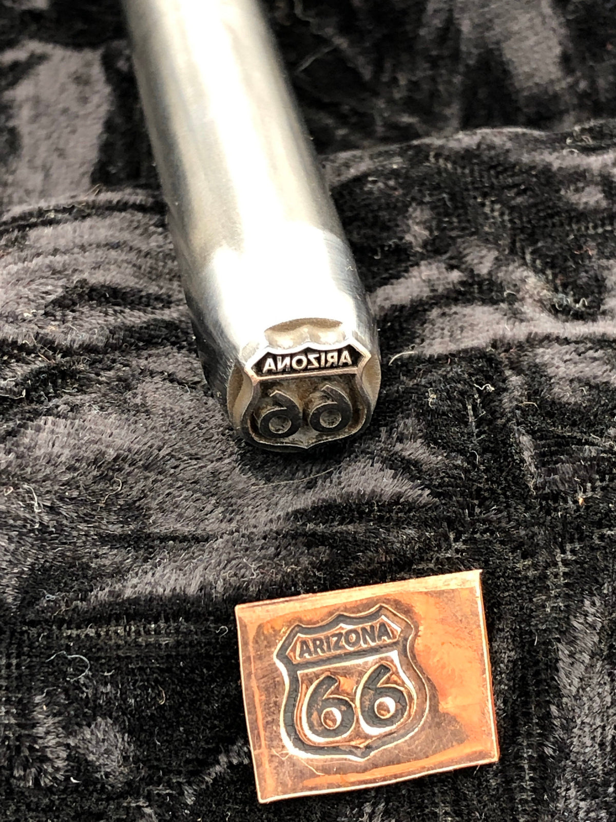 Arizona Route 66 Metal Stamp