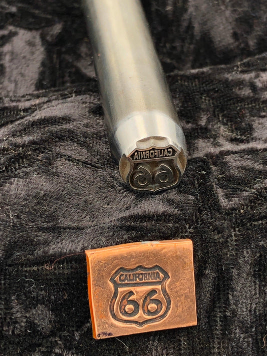 California Route 66 Metal Stamp