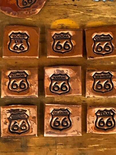 New Mexico Route 66 Metal Stamp