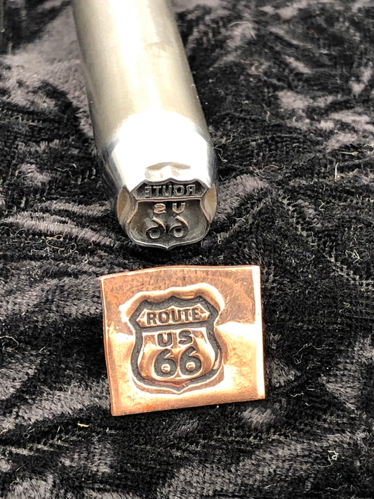 Route 66 US Metal Stamp
