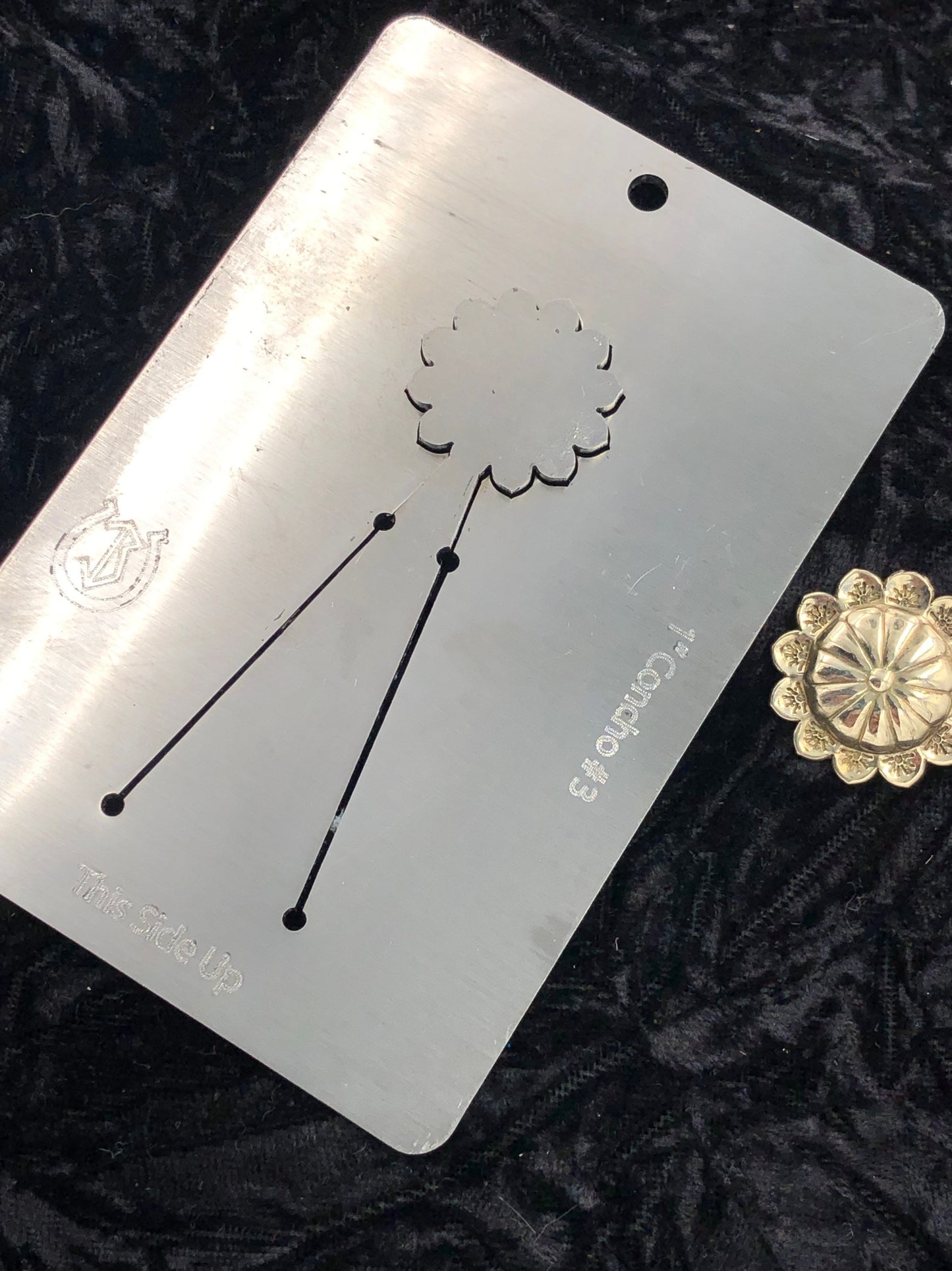 1 inch Concho Pancake Die #3