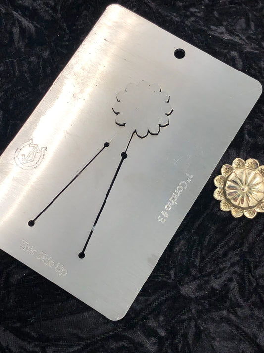 1 inch Concho Pancake Die #3