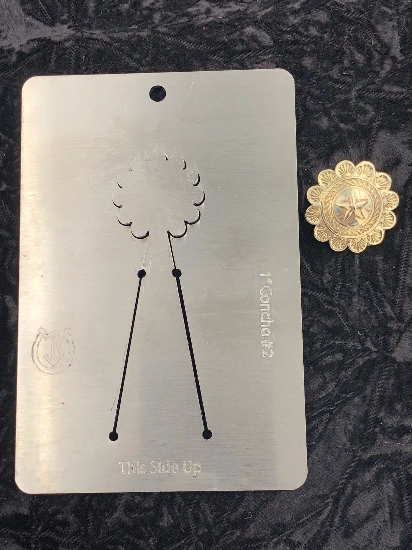 1 inch Concho Pancake Die #2