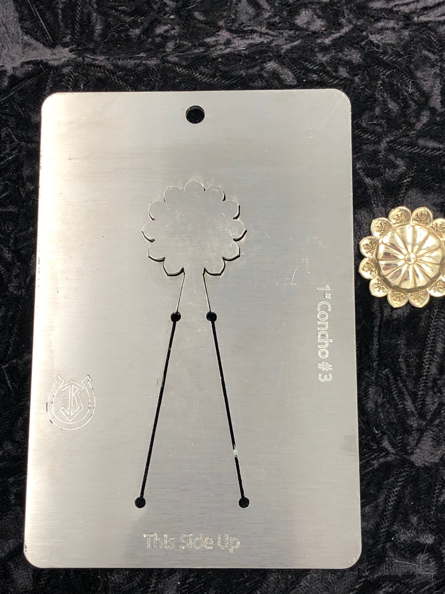 1 inch Concho Pancake Die #3