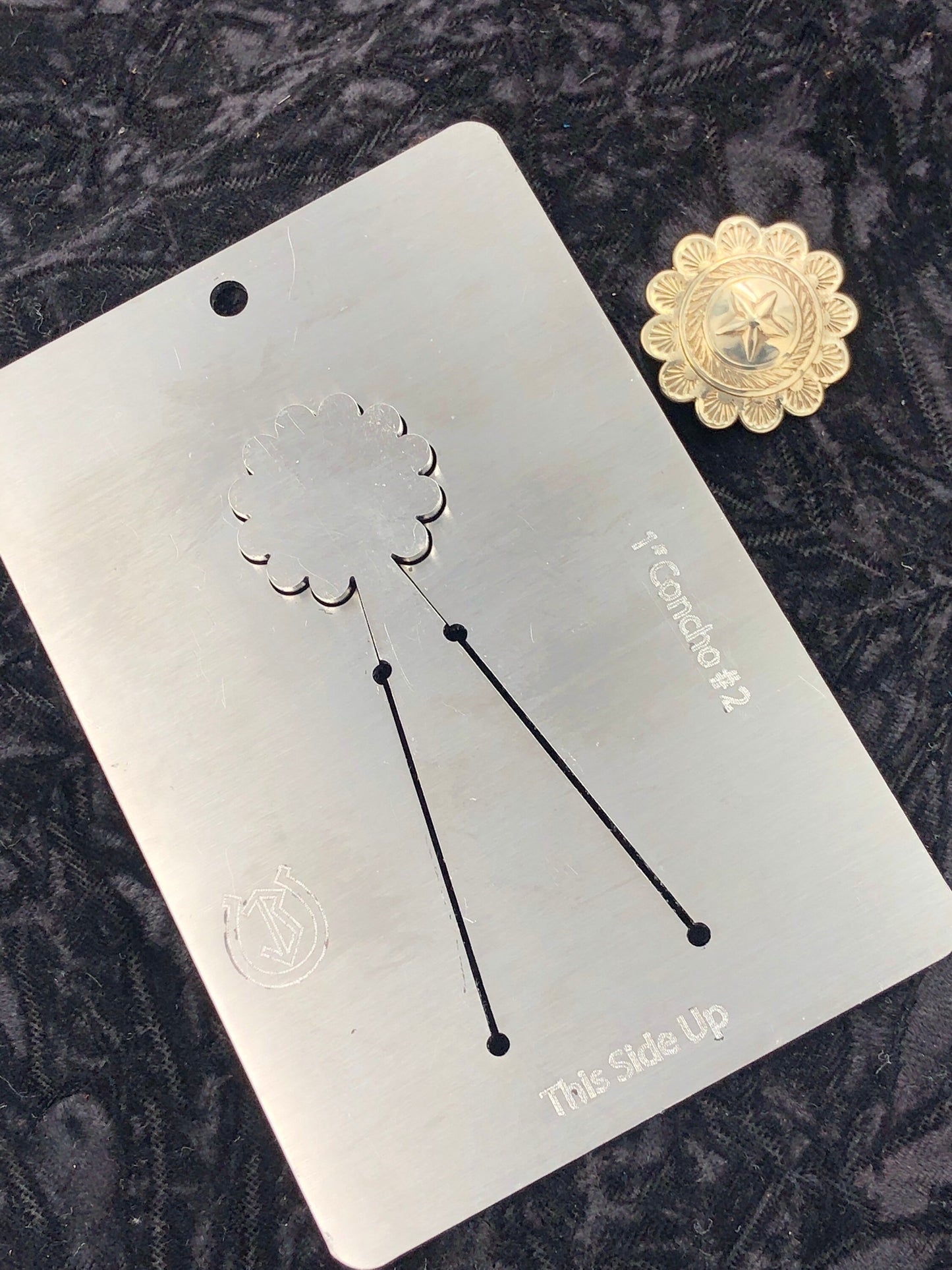 1 inch Concho Pancake Die #2