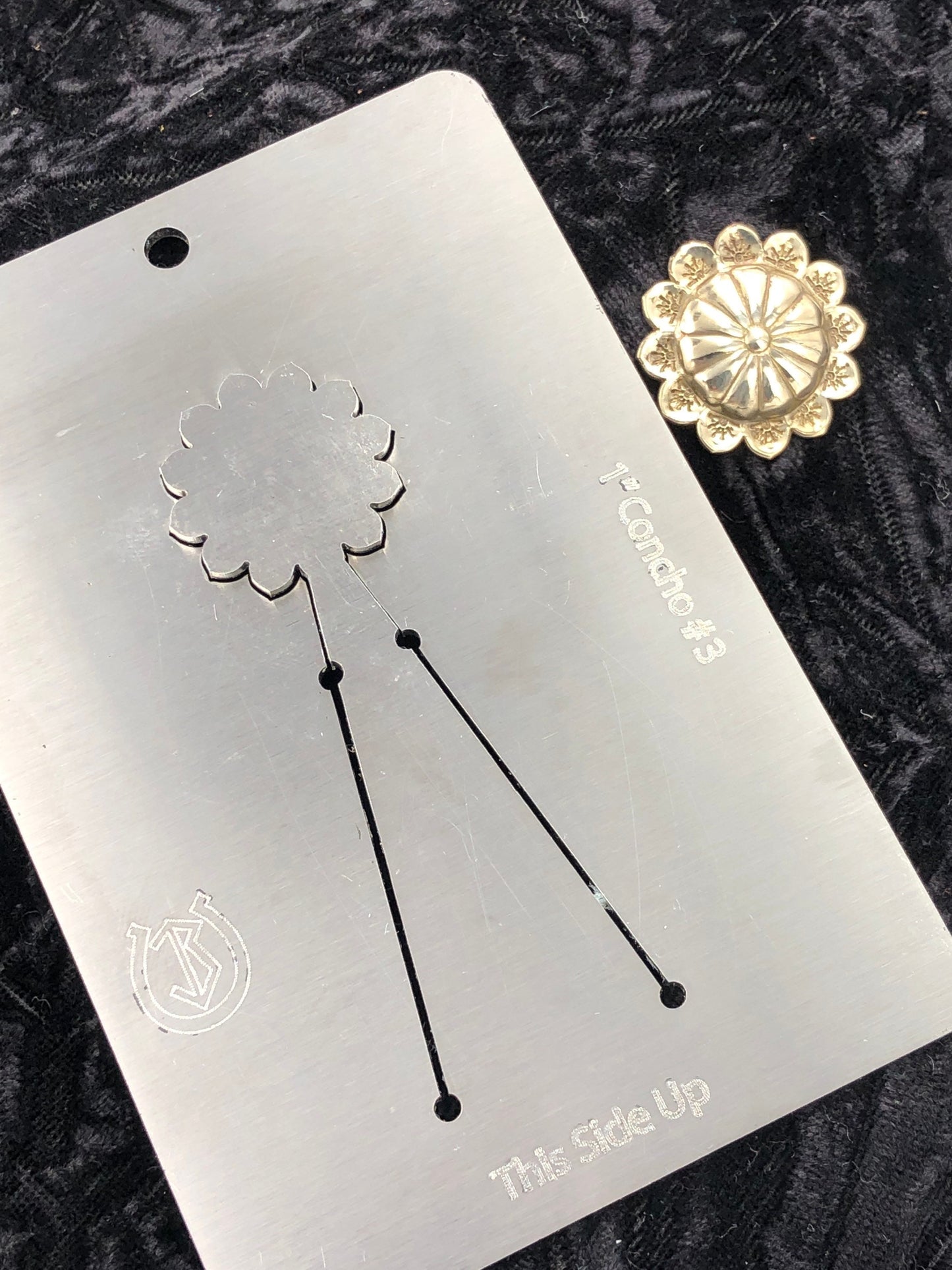 1 inch Concho Pancake Die #3