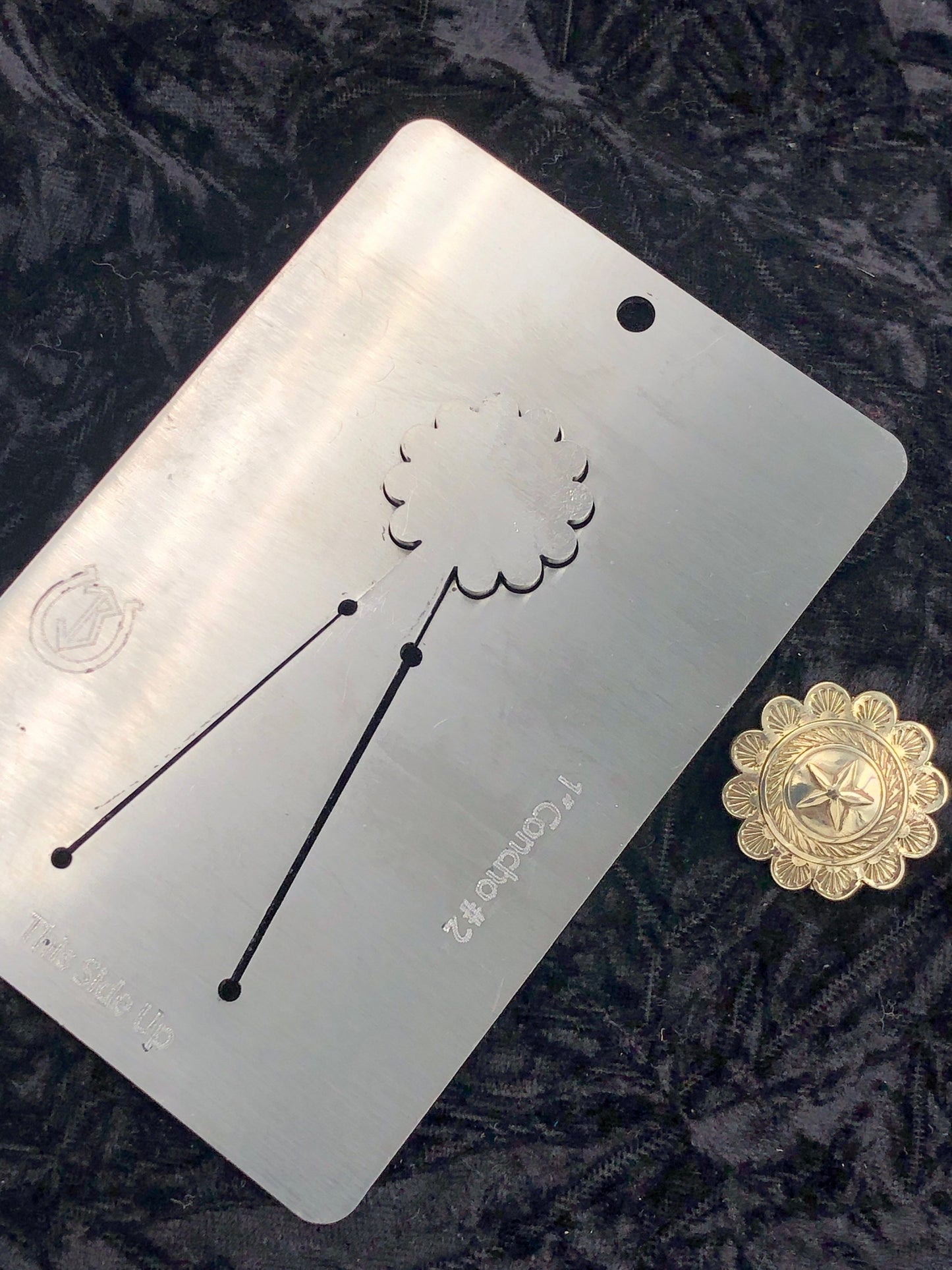 1 inch Concho Pancake Die #2