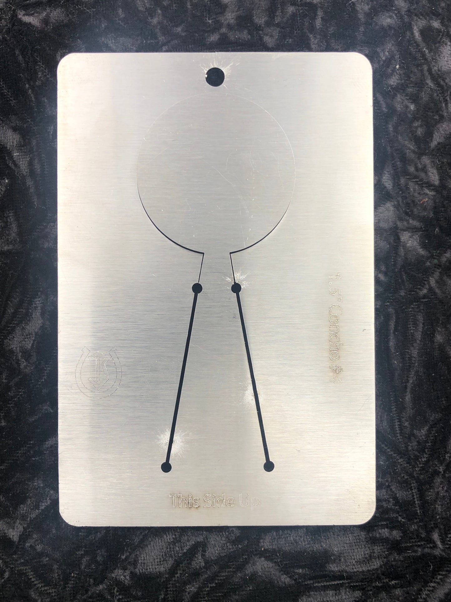 1.5 inch Concho Pancake Die #4