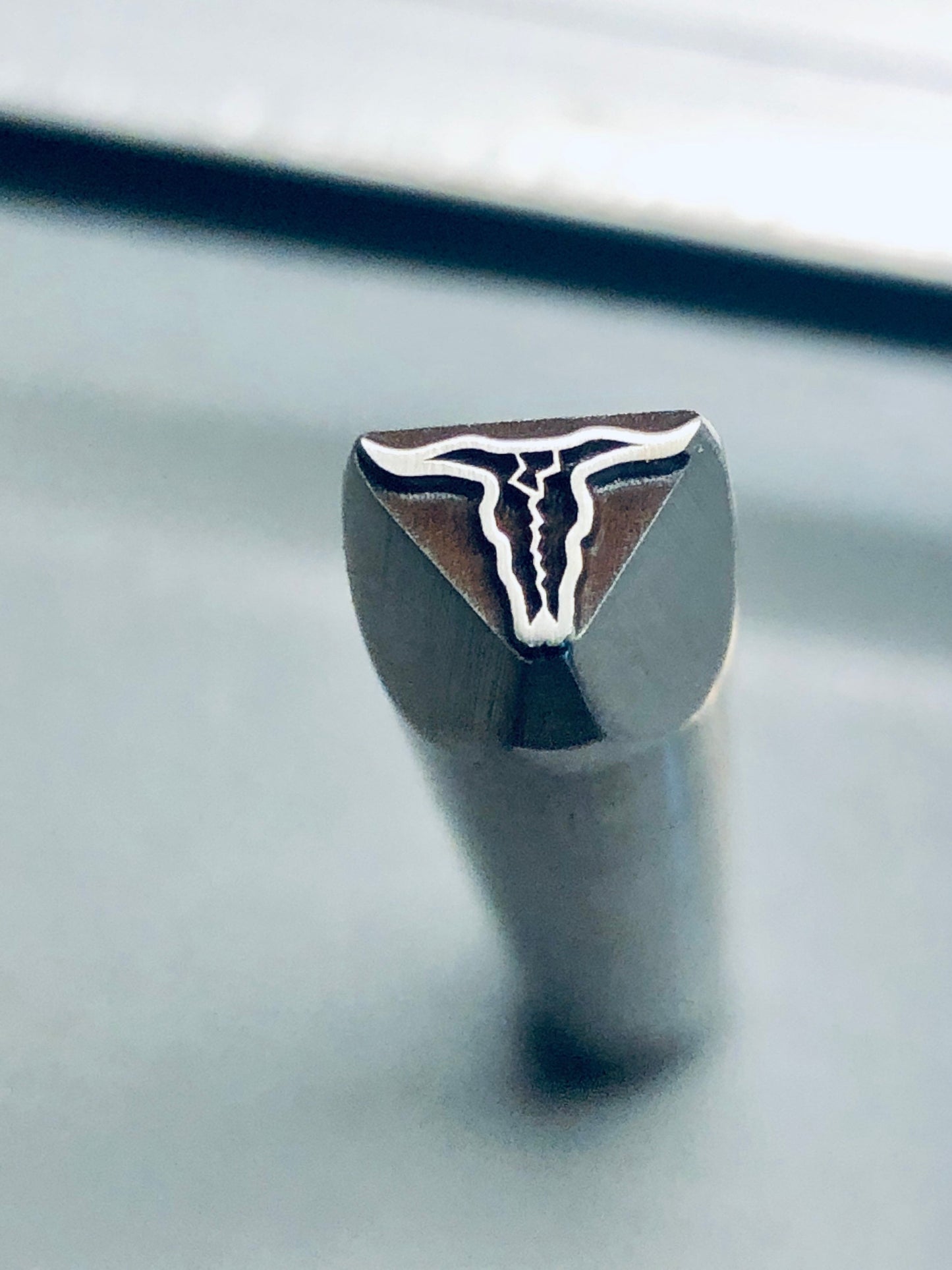 Steer Skull - Metal Stamp