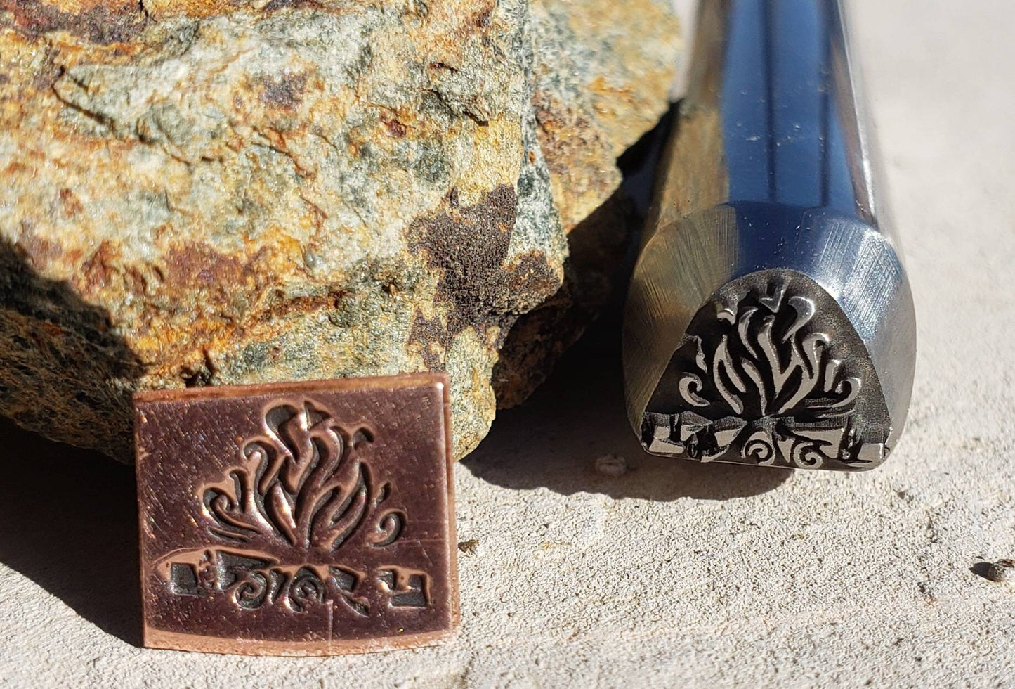 Cozy Campfire Metal Stamp