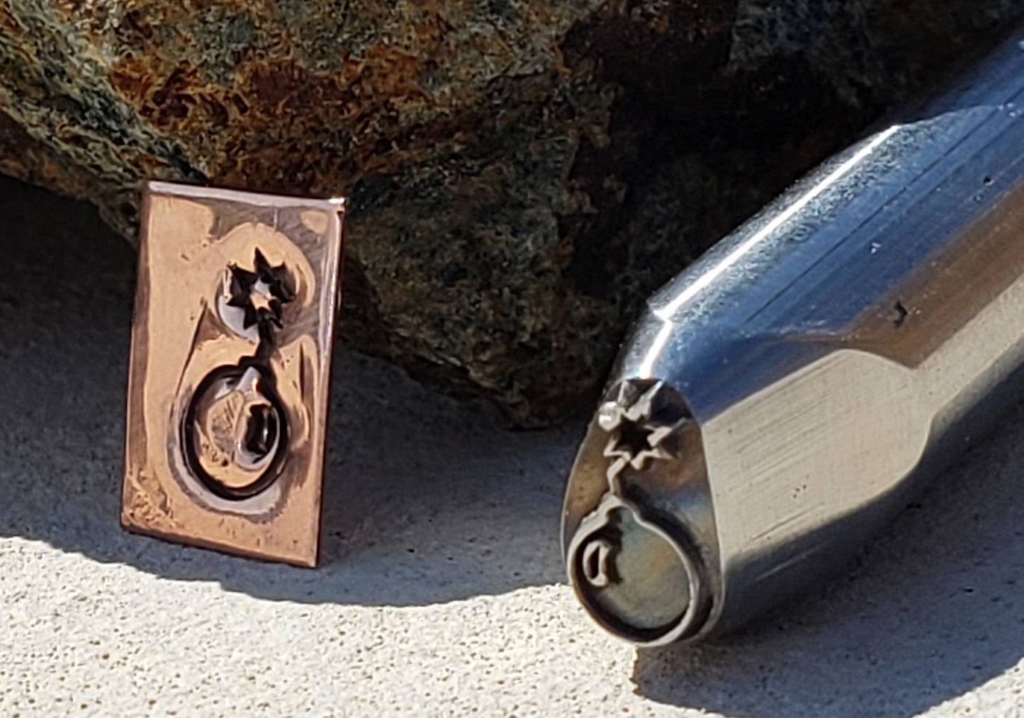 Acme Bomb Metal Stamp