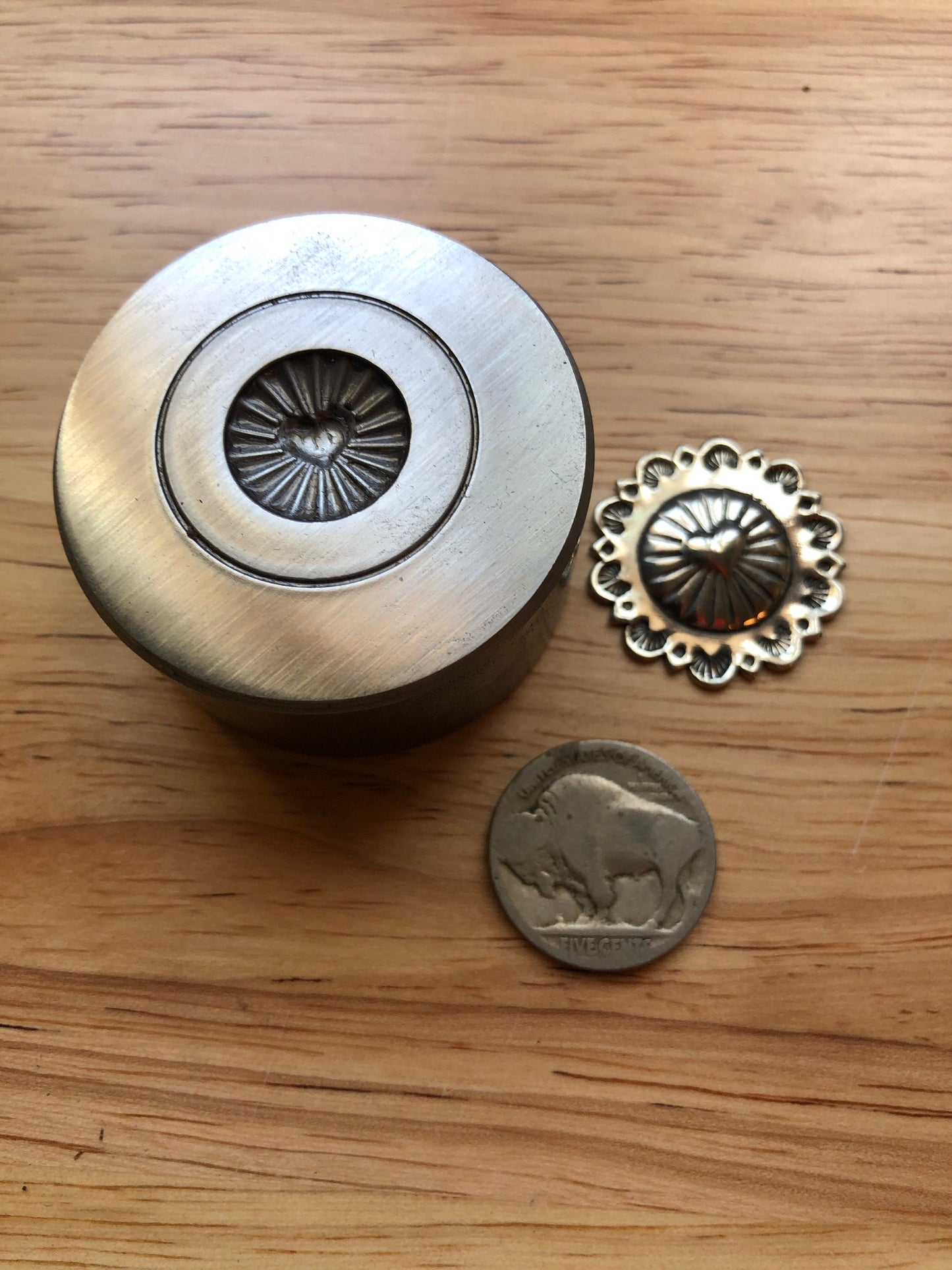 Impression Die - 1 Inch Heart Concho