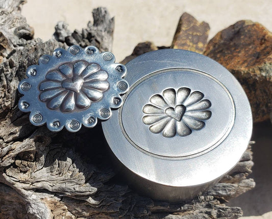 Oval Impression Die - 1.5 Inch Oval Heart Concho