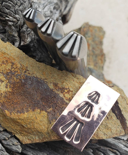 Tail Feathers-Metal Stamp