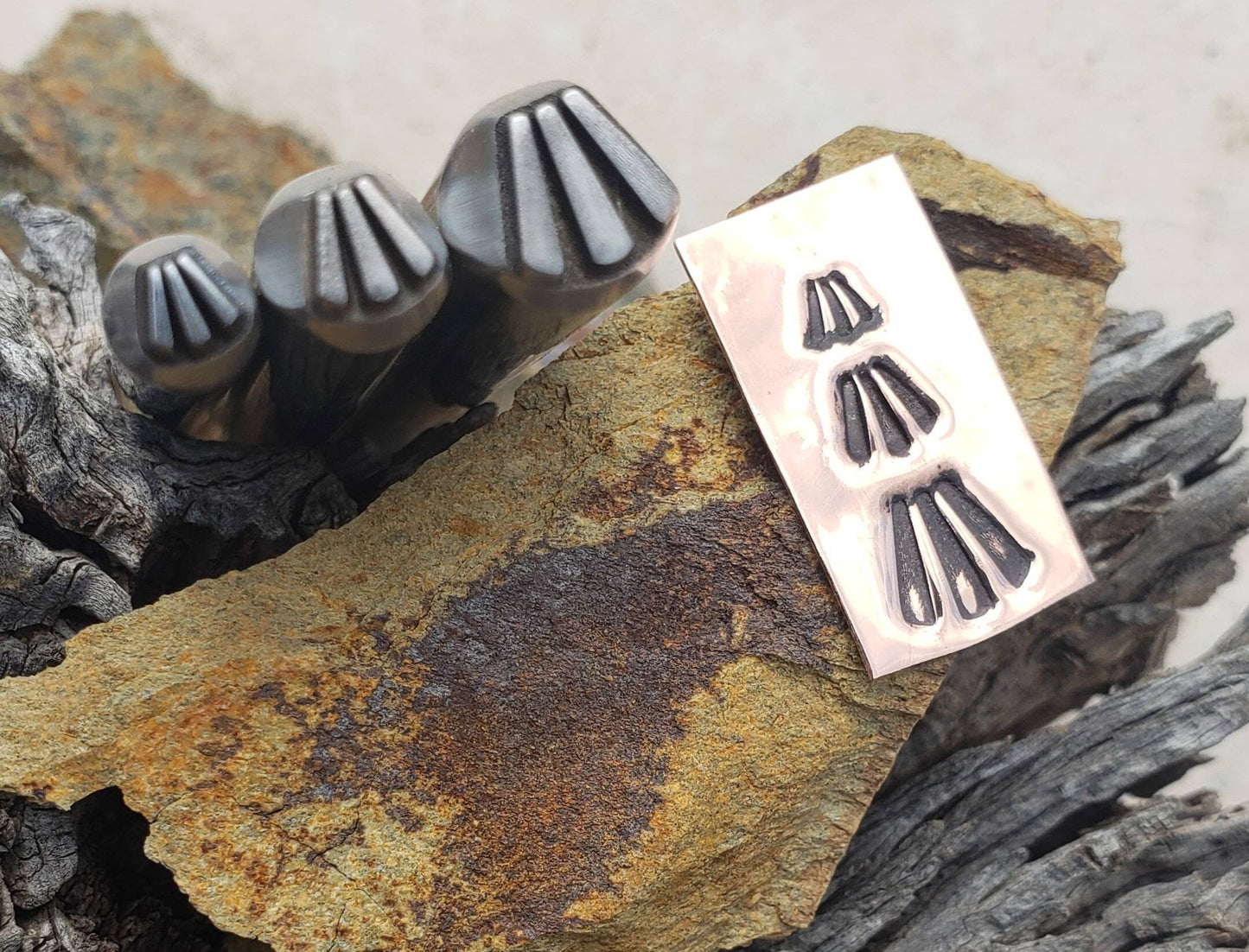 Tail Feathers-Metal Stamp