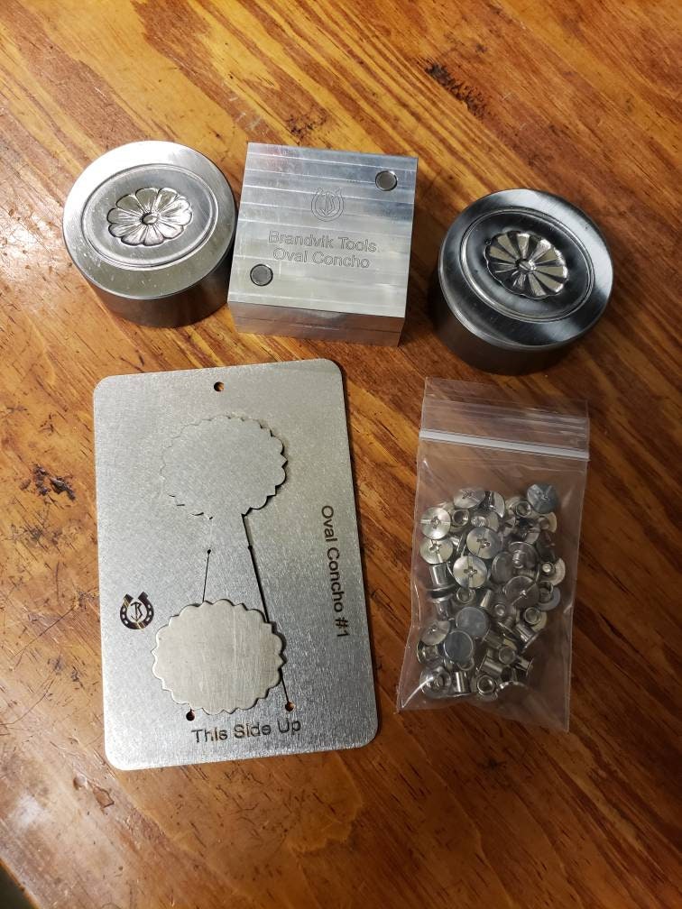 1.5 Inch Oval Concho Making Kit