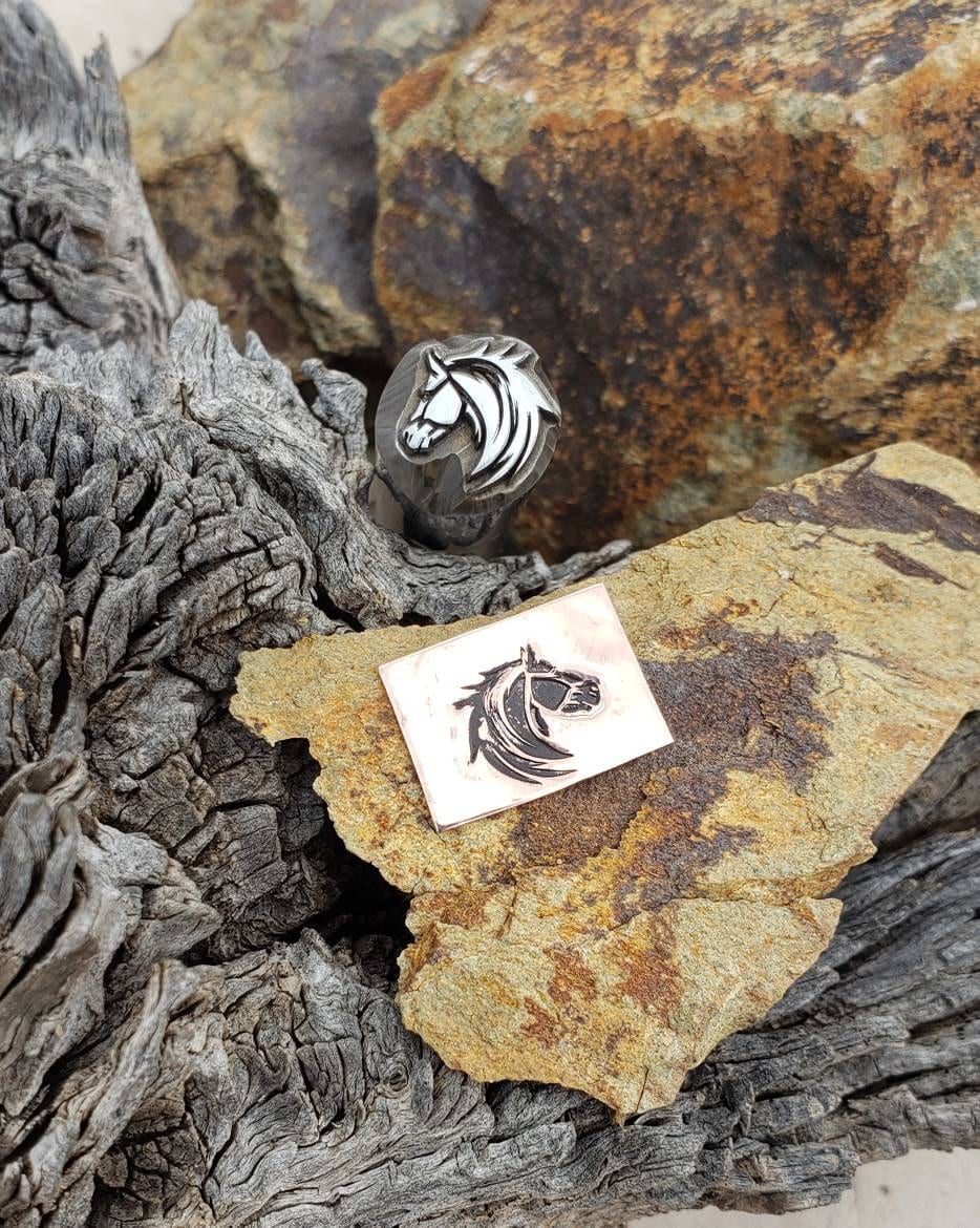 Black Stallion - Metal Stamp