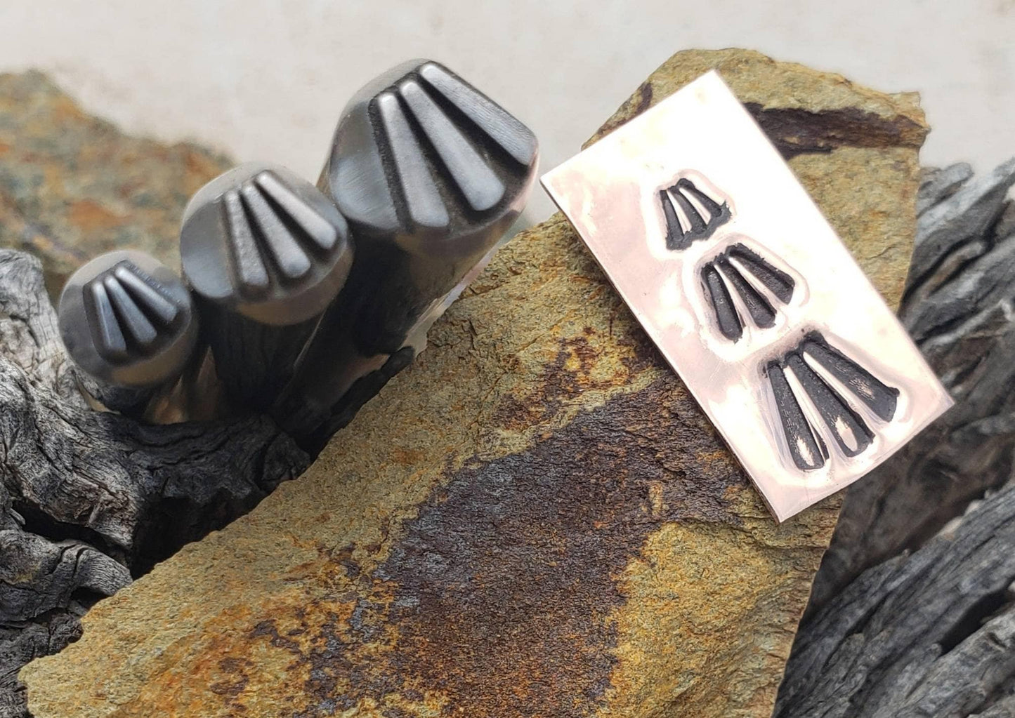 Tail Feathers-Metal Stamp
