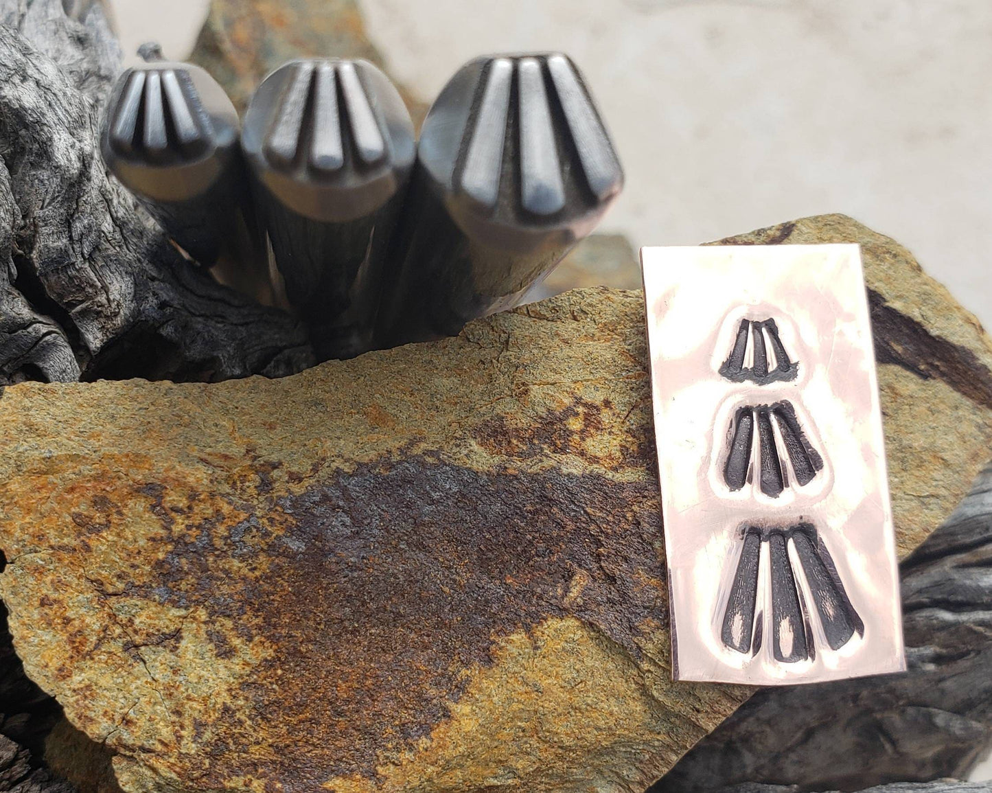 Tail Feathers-Metal Stamp