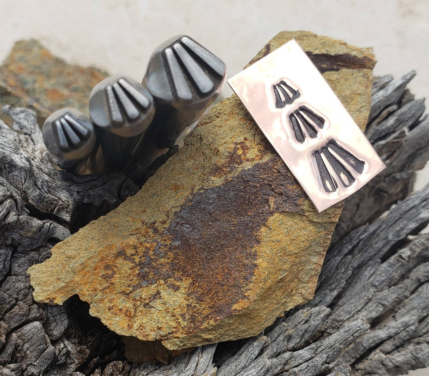 Tail Feathers-Metal Stamp