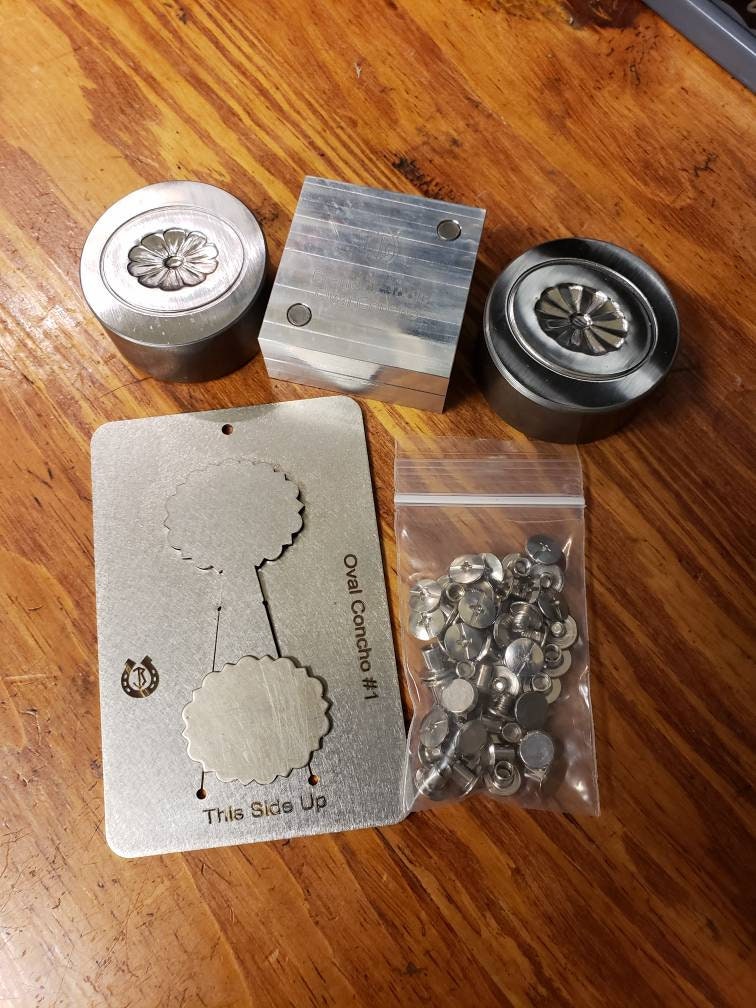 1.5 Inch Oval Concho Making Kit