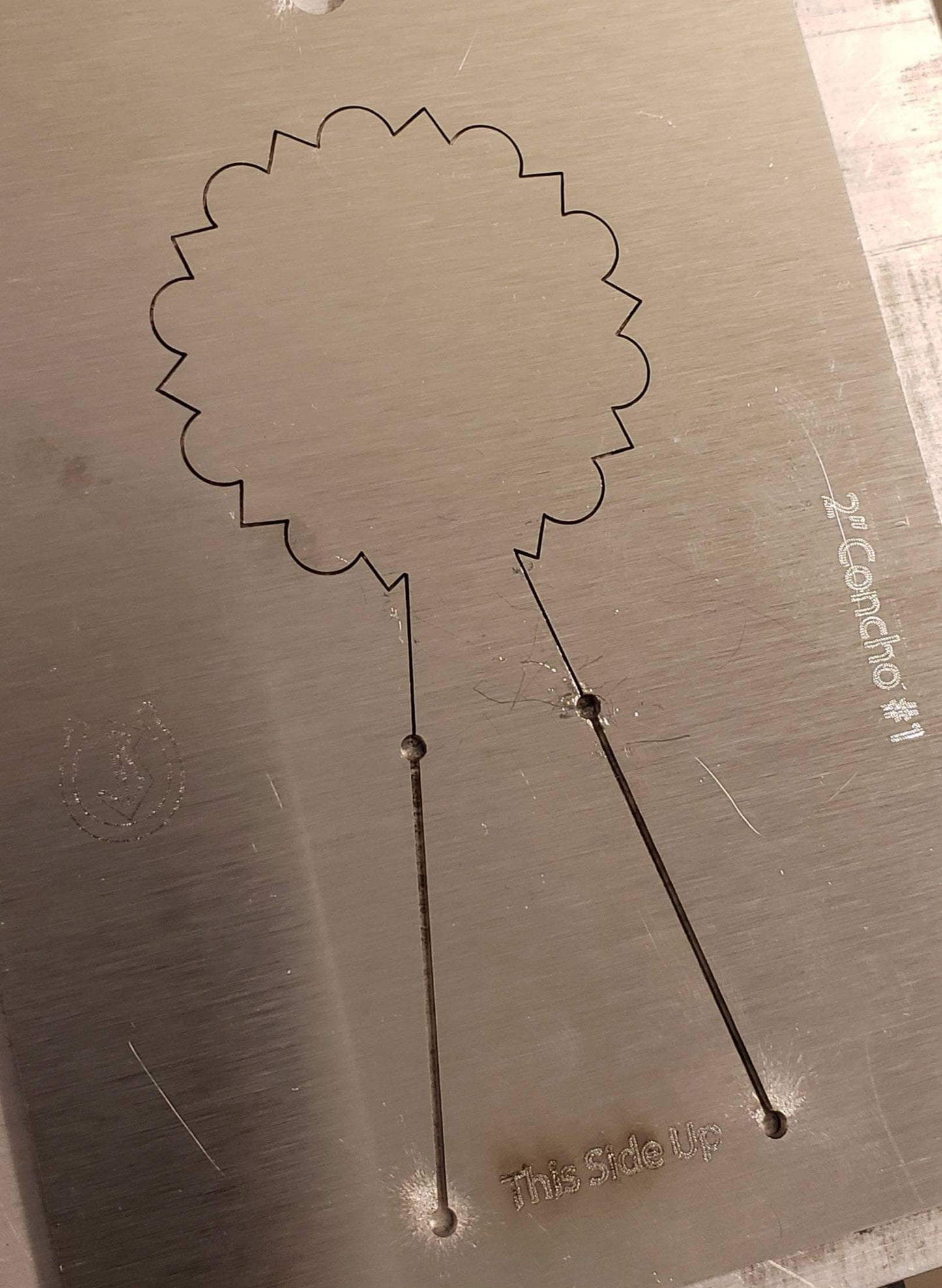2 inch Concho Pancake Die #1