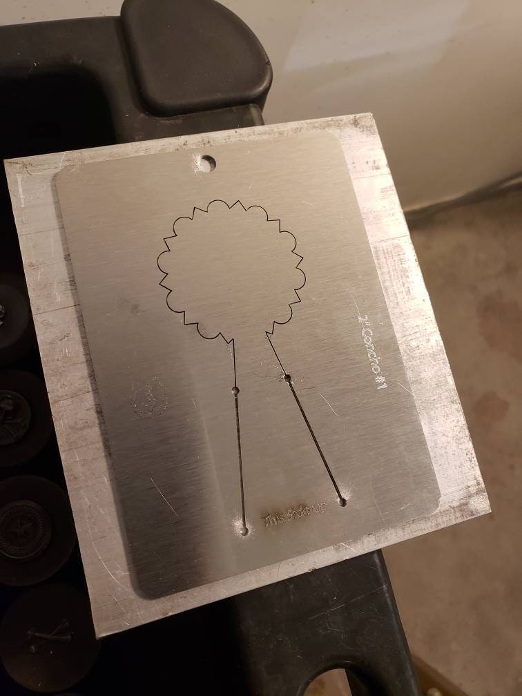 2 inch Concho Pancake Die #1