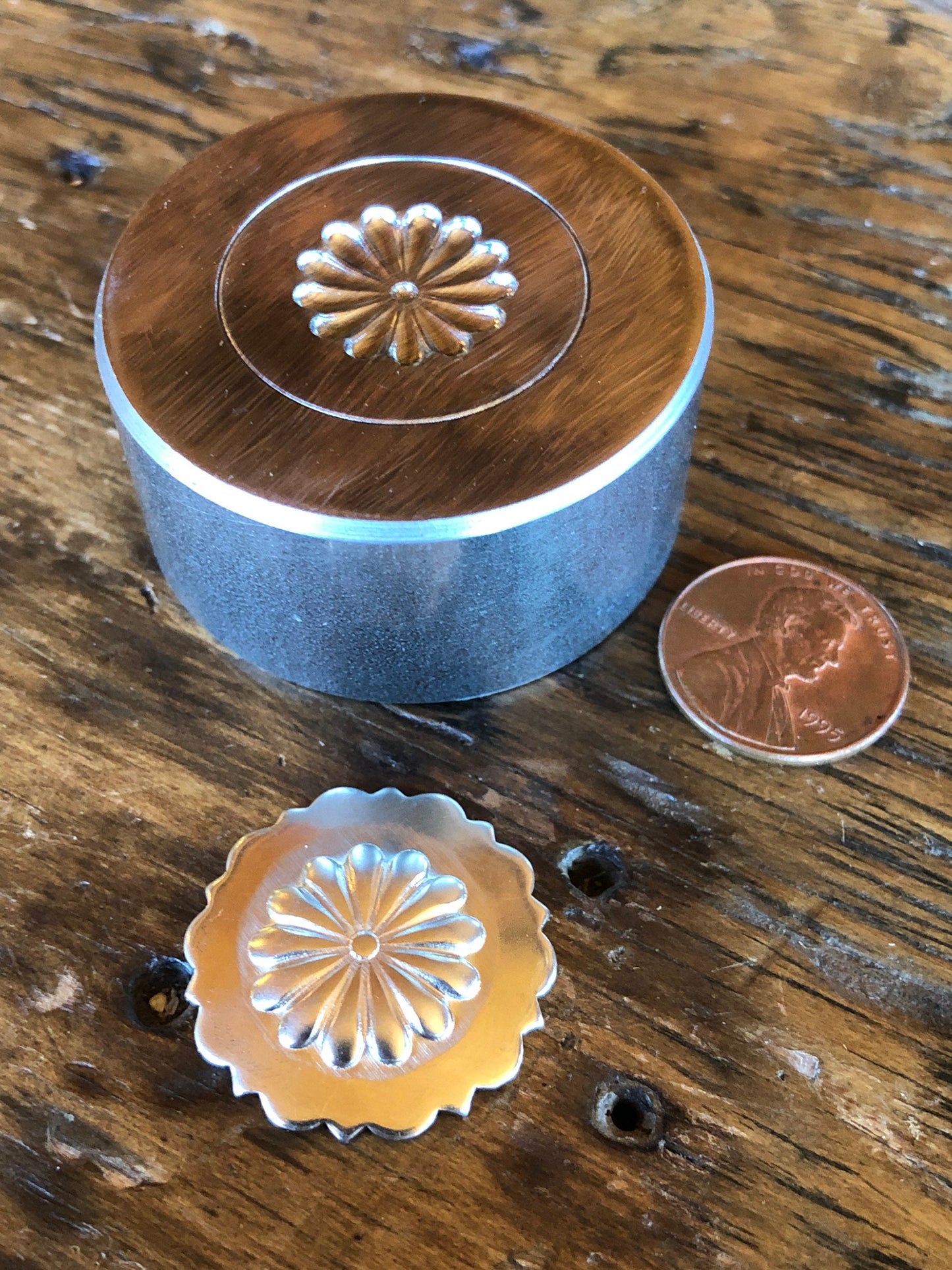 Impression Die - 1" inch Classic Concho #1
