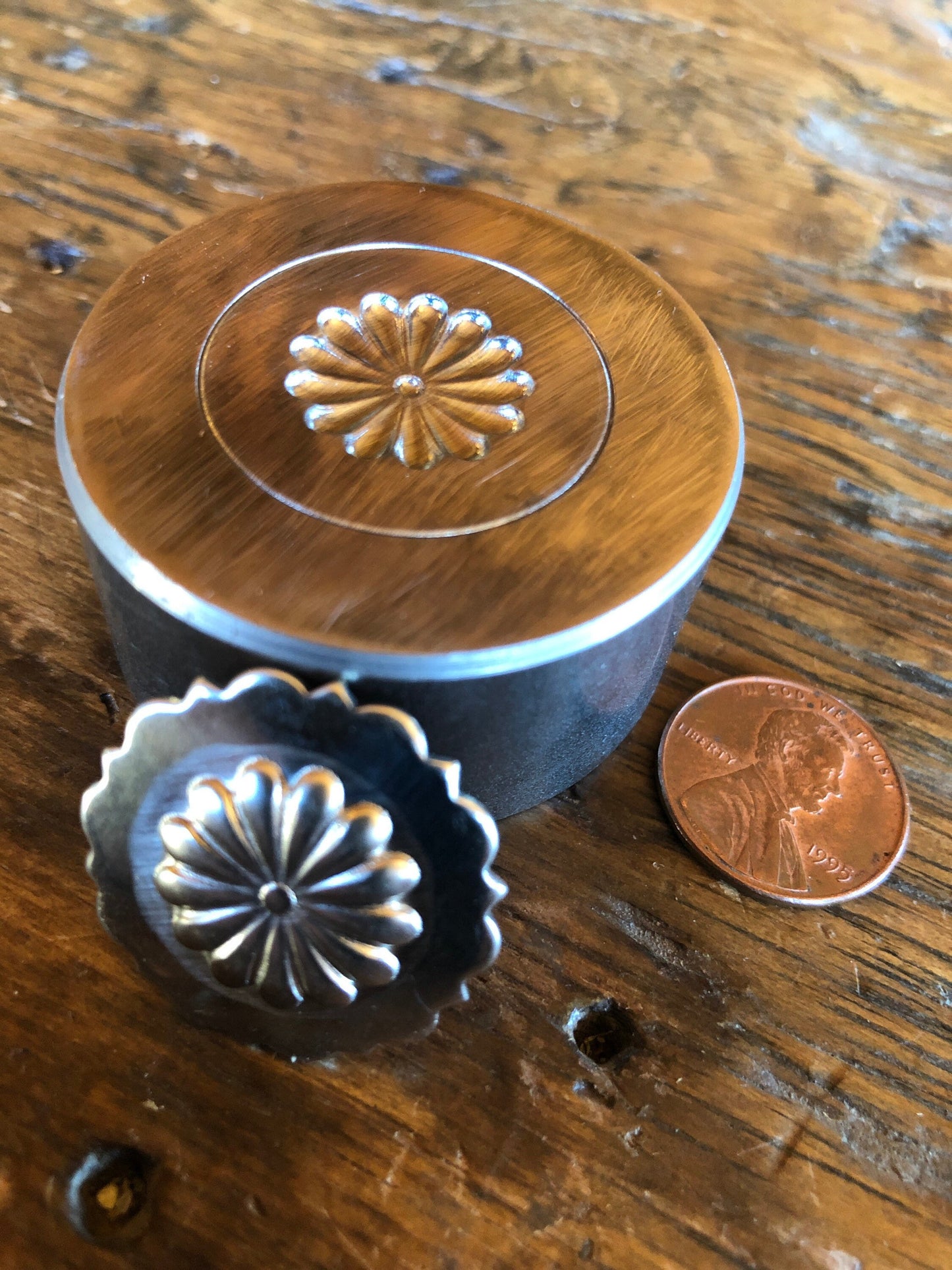 Impression Die - 1" inch Classic Concho #1