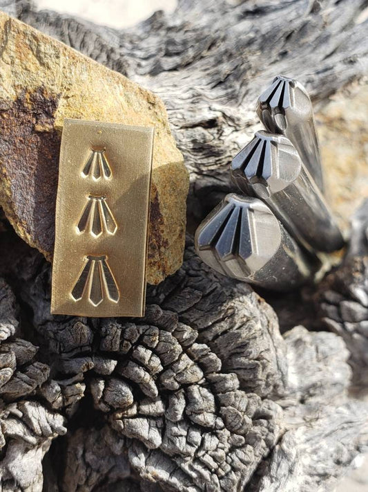 Eagle Tail Feathers-Metal Stamp