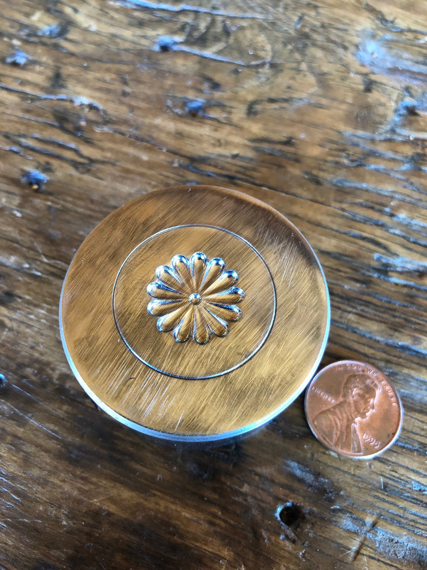 Impression Die - 1" inch Classic Concho #1
