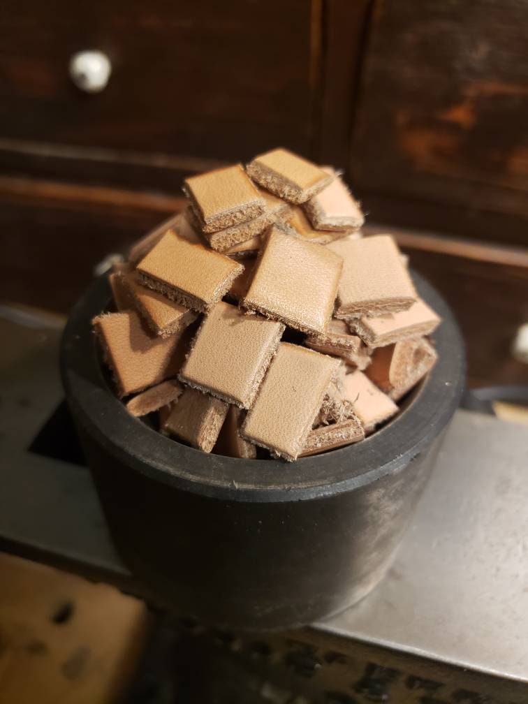 Leather Forming Pieces for pressing with Impression Dies
