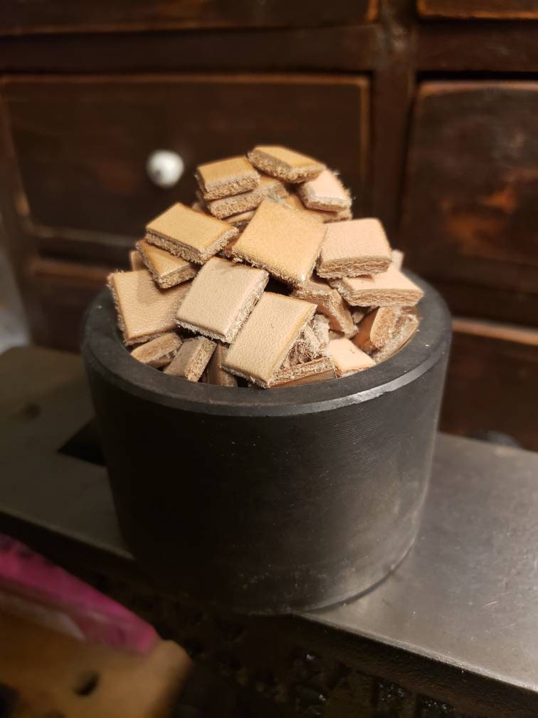 Leather Forming Pieces for pressing with Impression Dies