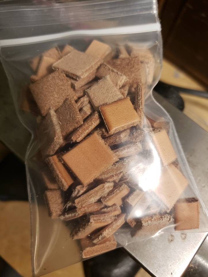Leather Forming Pieces for pressing with Impression Dies