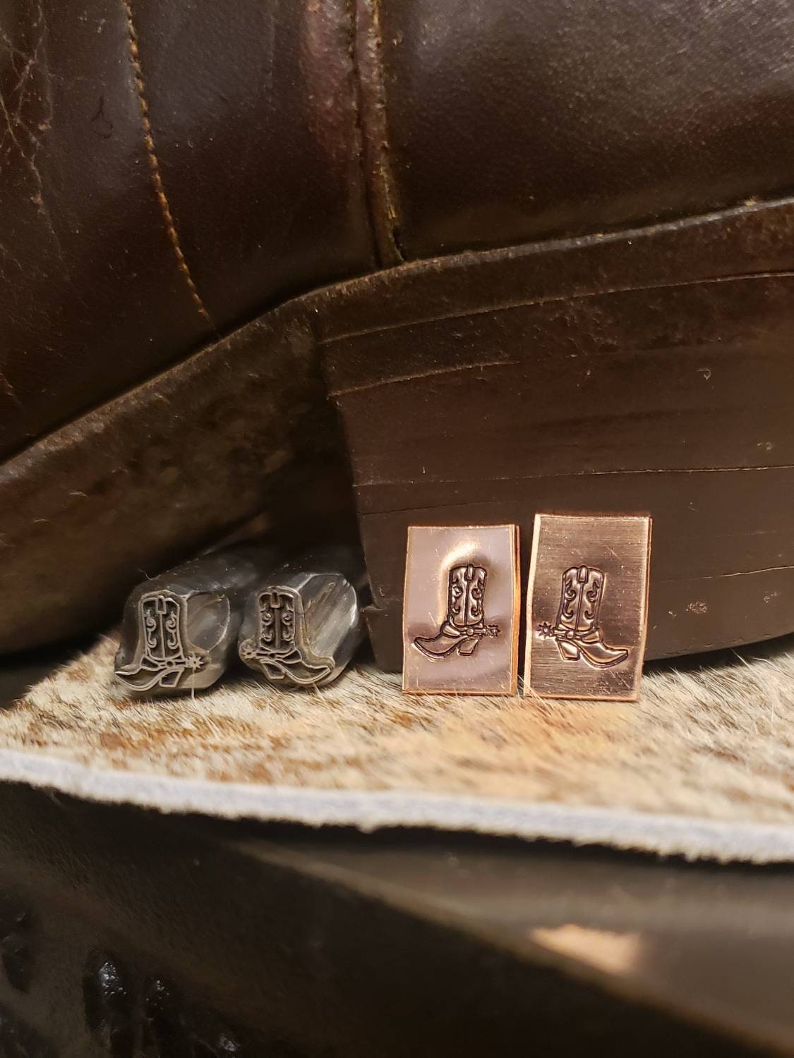 Blondie's Boots Metal Stamp