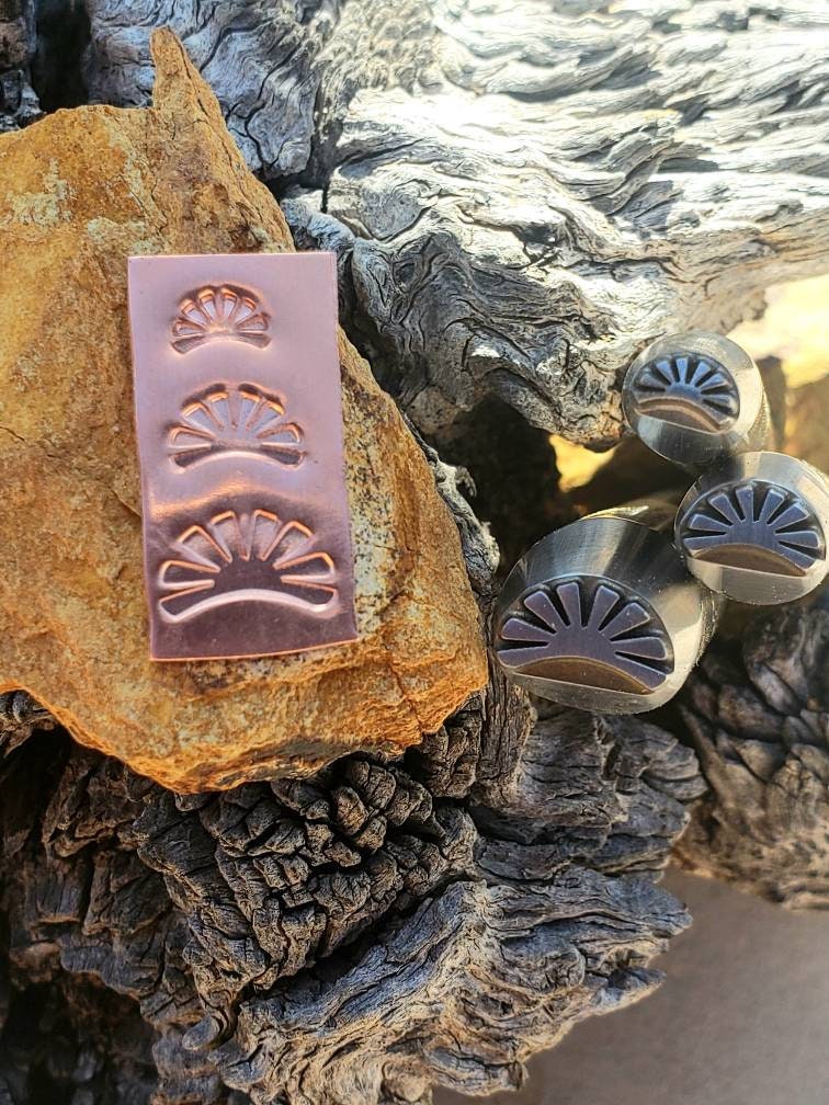 Santa fe Sunset-Metal Stamp