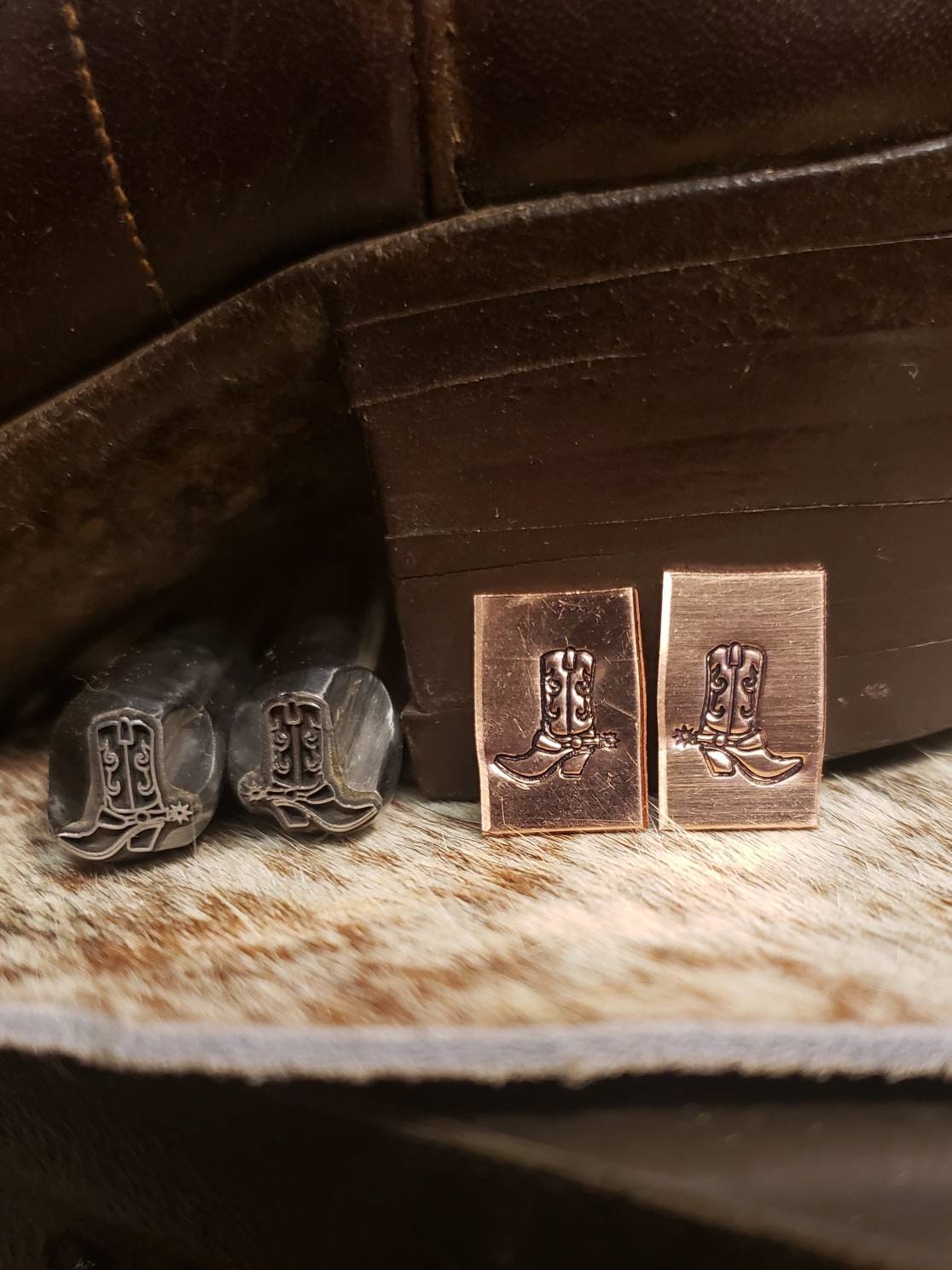 Blondie's Boots Metal Stamp