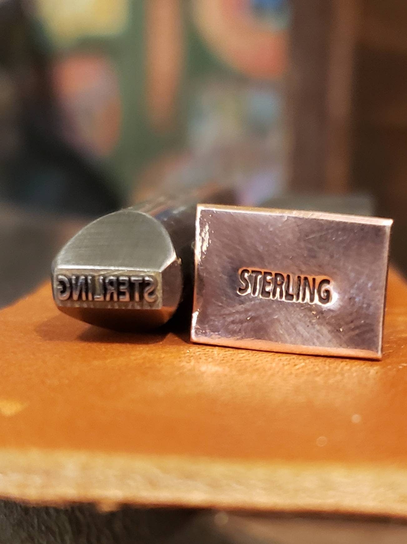 Hallmark Sterling #1 Metal Stamp