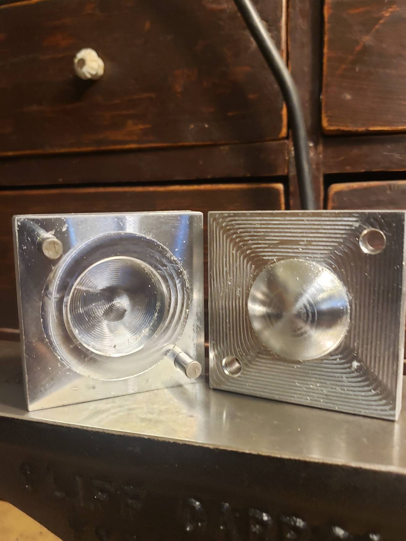 2 Inch 2 Part Concho Forming Die