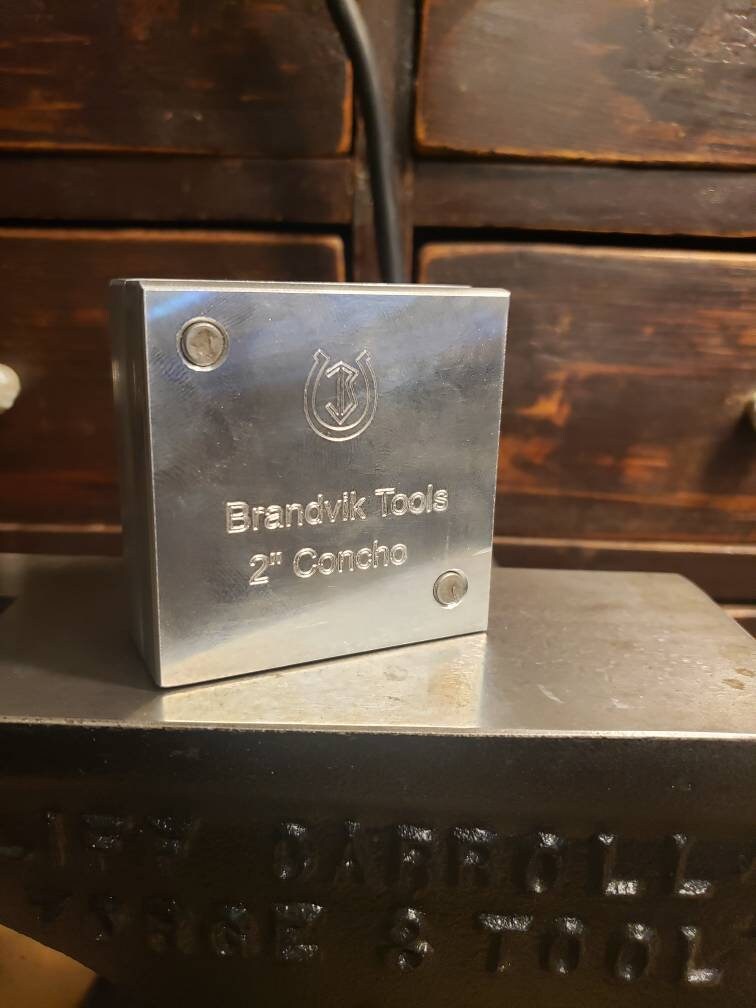2 Inch 2 Part Concho Forming Die