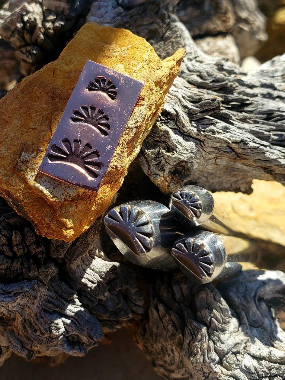 Santa fe Sunset-Metal Stamp