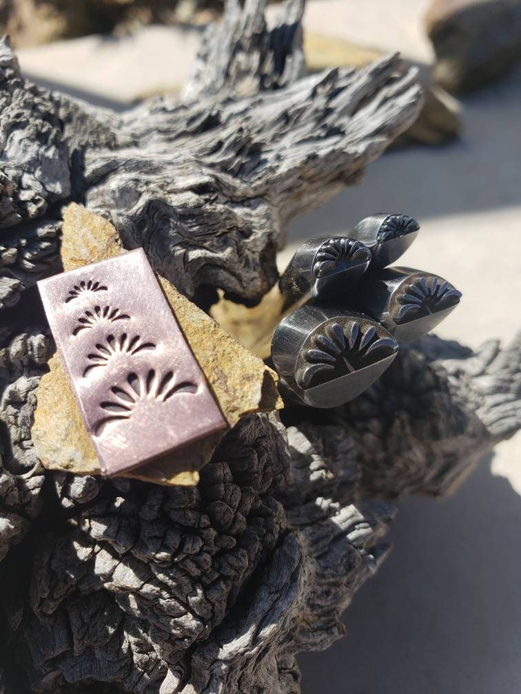 Tucson Metal Stamp: Sunburst Design