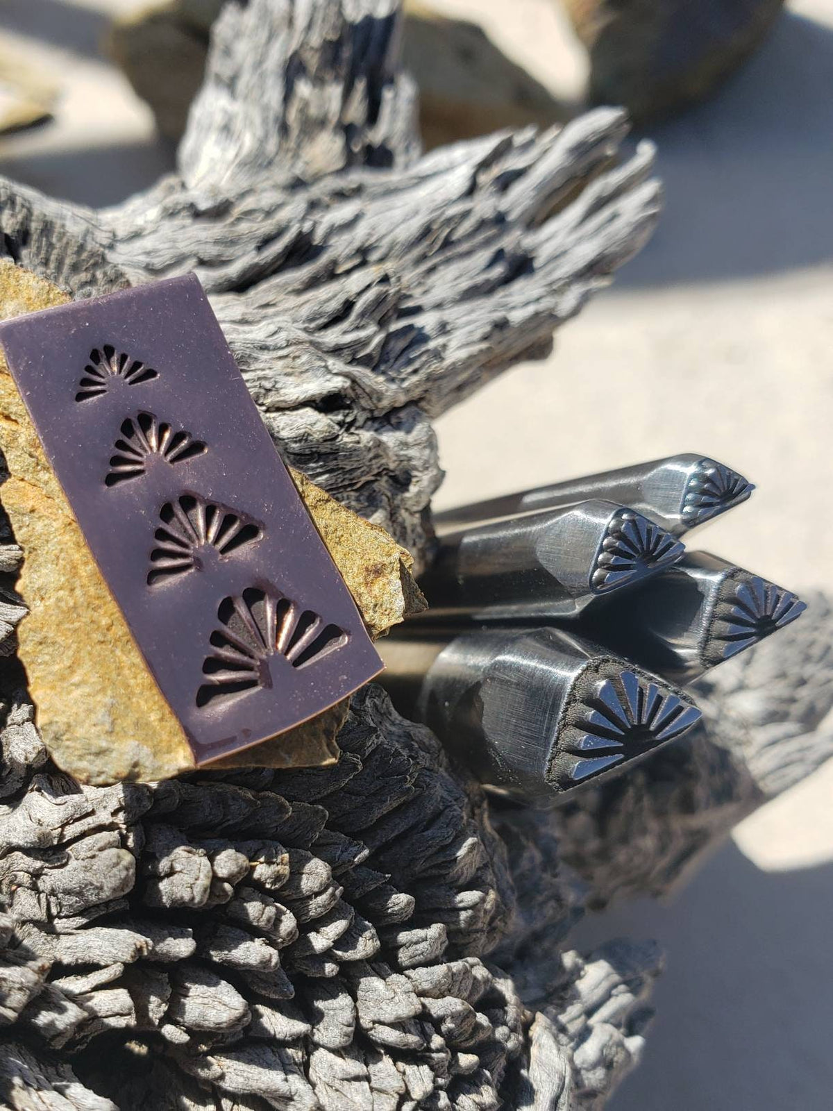 Taos Sunrise Metal Stamp - High-Carbon Steel