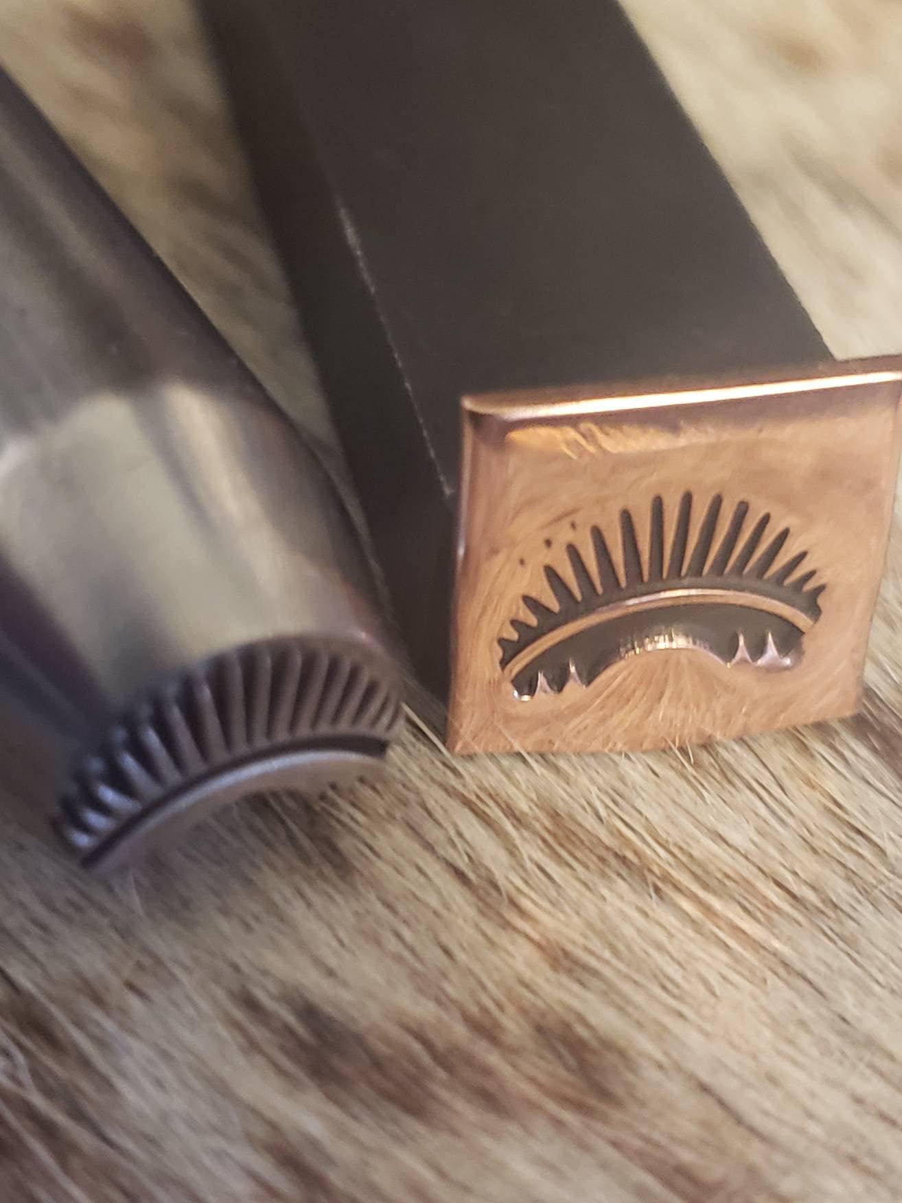 Red River Eyelash-Metal Stamp
