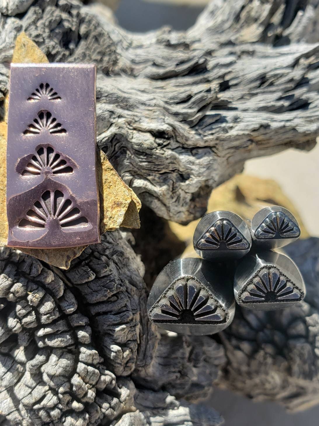 Taos Sunrise Metal Stamp - High-Carbon Steel