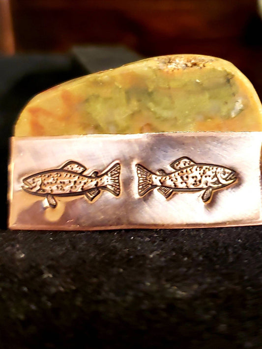 TROUT Metal Stamp